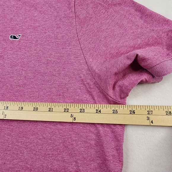 Vineyard Vines Pink Polo Shirt Mens XXL Short Sleeve Whale Logo Edgartown - Picture 4 of 8